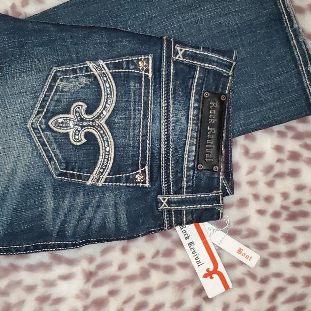 ROCK REVIVAL SIZE 31 JEANS ALANIS BOOTCUT